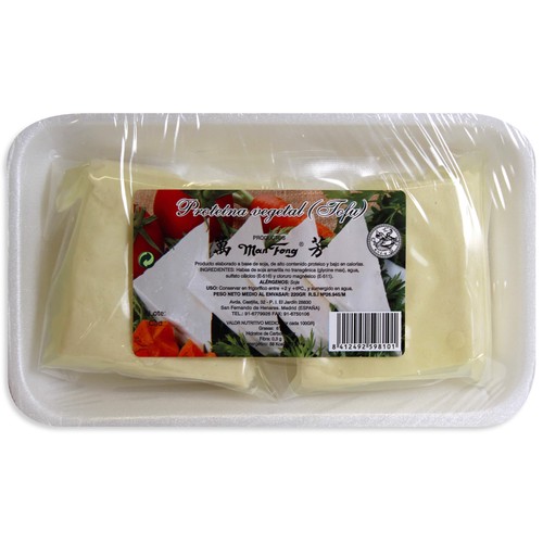 MANFONG Bandeja de proteína vegetal (Tofu) MANFONG 220 g.