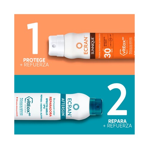 ECRAN After sun en bruma, con efecto hielo y acción reparadora 250 ml.