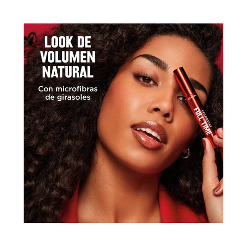 REVLON Colorstay full time tono negro Máscara de pestañas waterproof volumen natural.
