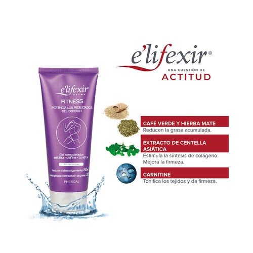 E'LIFEXIR Gel remodelador, estilizante y tonificante E'LIFEXIR Fitness 200 ml.