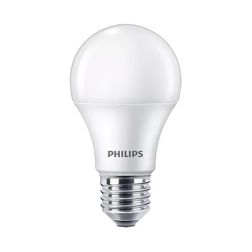Pack de 2 bombillas, LED 60W A60 E27, luz fría, PHILIPS.
