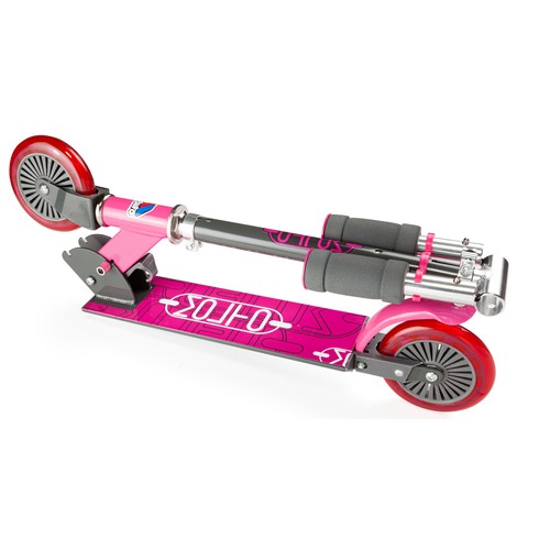 Patinete plegable rosa, MOLTO.