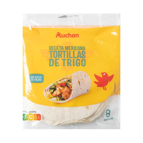 PRODUCTO ALCAMPO Tortillas de trigo 8 uds. 320 g.
