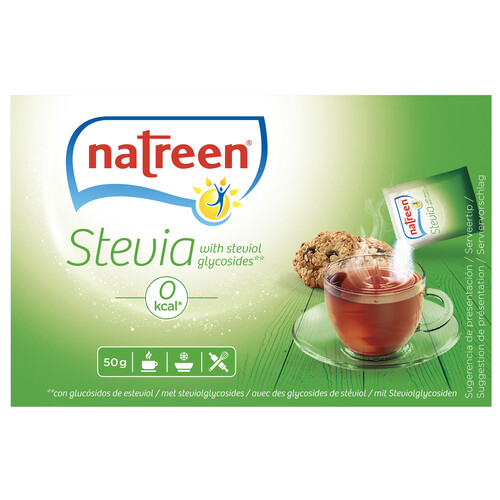 NATREEN Edulcorante con stevia NATREEN 50 sobres