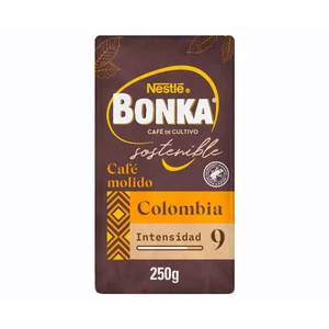 BONKA Café molido puro Colombia 250 g.