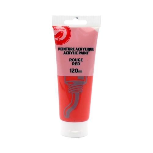 Pintura Acrilica Colores Rojo 120ml ALCAMPO