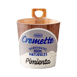 CREMETTE Queso crema con pimienta 150 g.