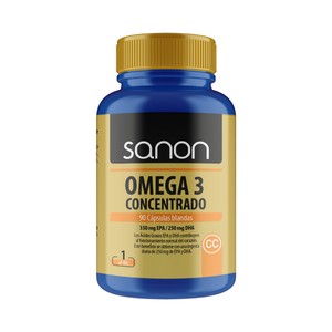 SANON Omega 3 concentrado (complemento nutricional) 90 cápsulas.