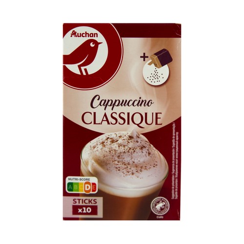 PRODUCTO ALCAMPO Café soluble Capuccino 10 sticks 147 g.