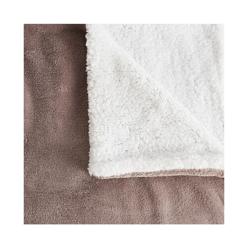 Plaid de coralina y borreguito individual, 240g/m², ACTUEL.