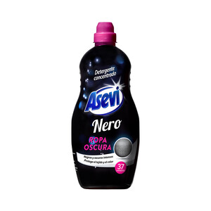 Imagen de ASEVI Nero Detergente liquido ropa oscura 37 lav. 1,5 l.
