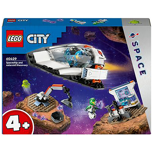 LEGO City nave espacial y descubrimiento del asteroide 60429.