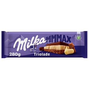 Imagen de MILKA Chocolate con leche triolade 300 g.