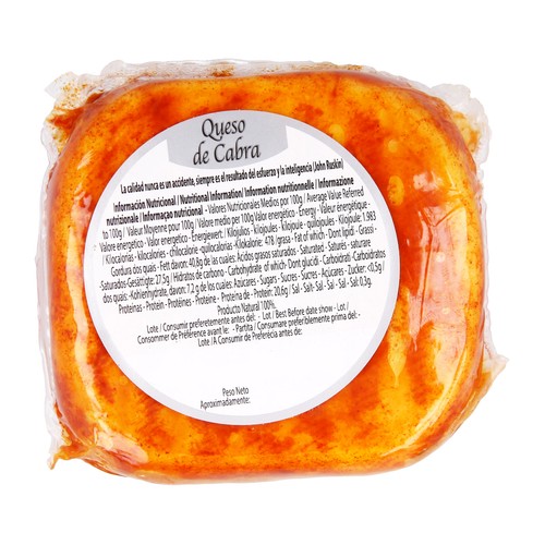 EL VIEJO CABRERO Queso cabra curado con pimentón EL VIEJO CABRERO 250 g.