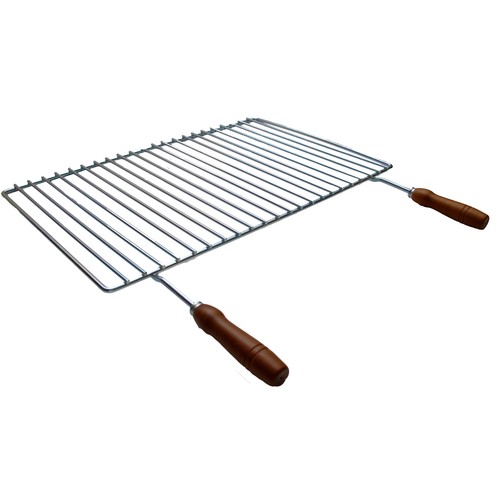Parilla de hierro de 69x38 centímetros para barbacoa TRESDOGAR.