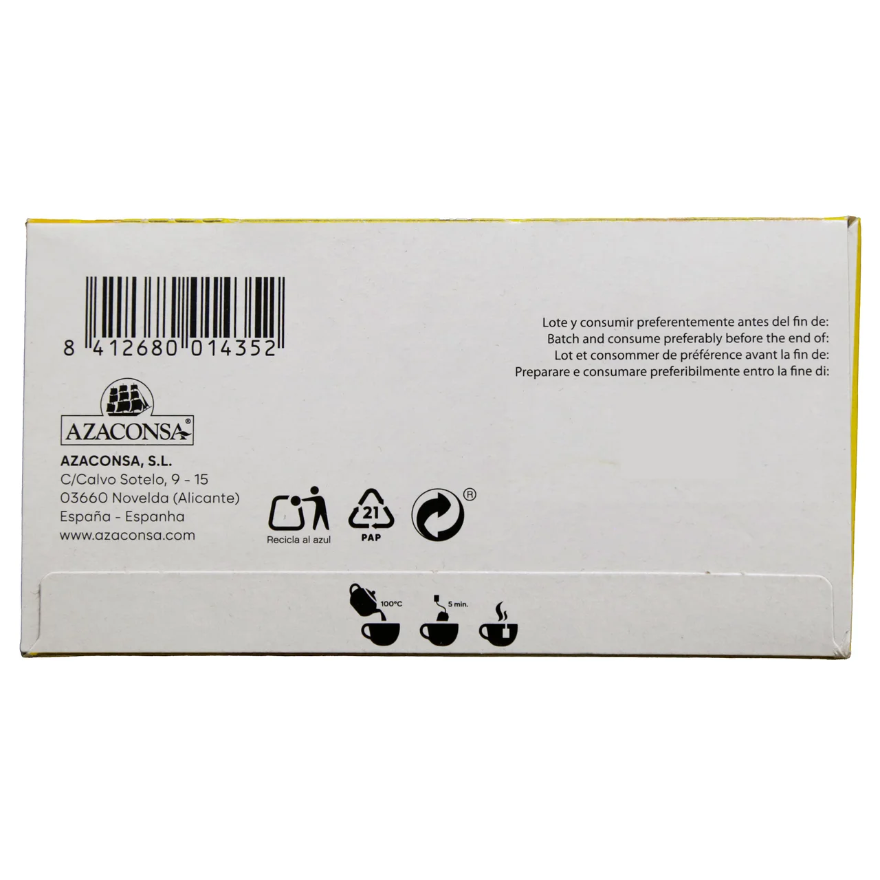 Infusión propoleo con naranja 25 uds. 37,5 gr.
