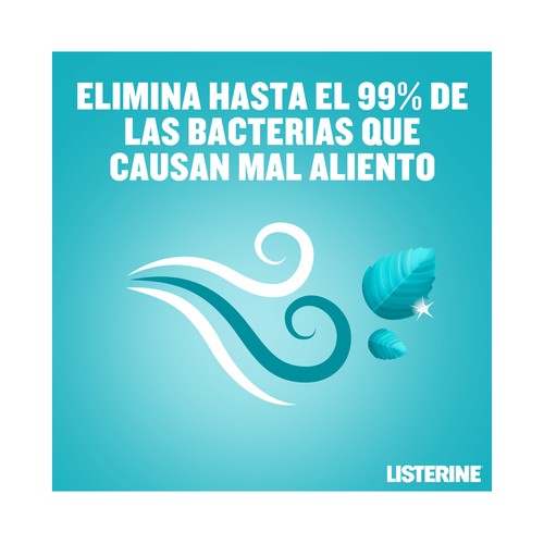 LISTERINE Enjuage bucal de uso diario sin alcohol, con sabor suave a mentol LISTERINE 1 l.