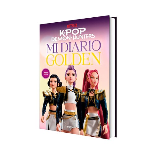 Kpop demon hunters mi diario golden. Netflix. MONTENA