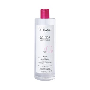 BYPHASSE Soluación micelar desmaquillante bifásica para todo tipo de pieles, incluso sensibles BYPHASSE 500 ml.