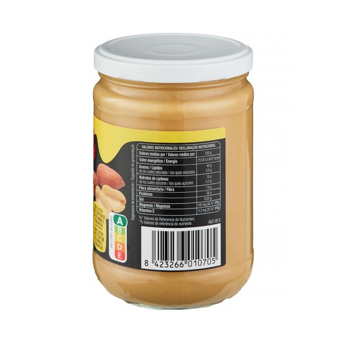 PRODUCTO ALCAMPO Crema de cacahuete (100% cacahuete molido en molino de piedra) 500 g
