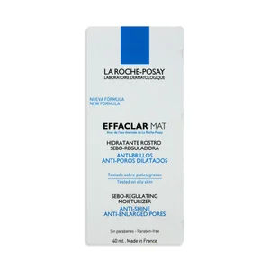 LA ROCHE POSAY Crema hidratante, reduce los poros y el flujo de sebo. LA ROCHE POSAY EFFACLAR MAT 40 ml.