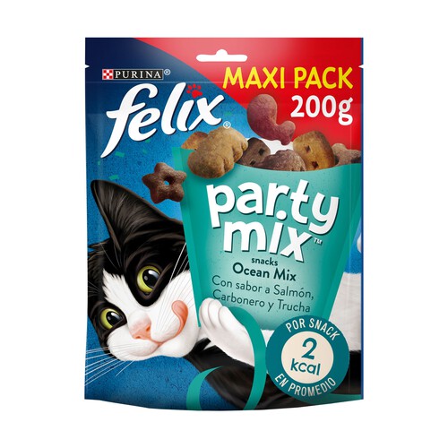 FELIX Snacks gatos Party Mix PURINA FÉLIX 200 g.