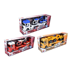 Imagen de Camión de transporte + vehículo, modelos surtidos, ONE TO FUN ALCAMPO.