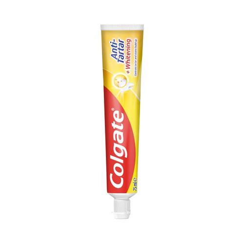 COLGATE Pasta de dientes anti-sarro (anti-tartar) sabor a menta 75 ml.
