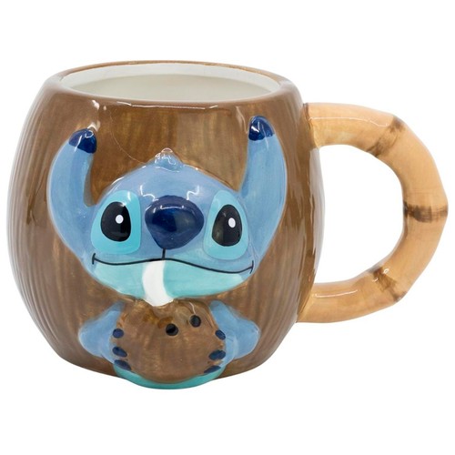 Taza de cerámica de Stitch, 420 ml, DISNEY.