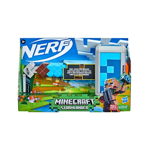 Lanzador Stormlander NERF Minecraft.
