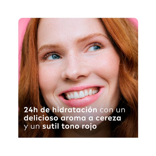 LIPOSAN Cherry shine Protector (bálsamo) labial hidratante con aroma a cereza.