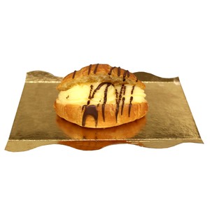 Croissant mini relleno de crema, 45g.