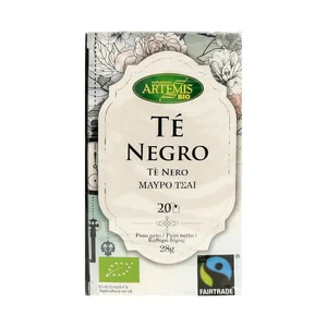 ARTEMIS BIO Te negro de cultivo ecológico ARTEMIS BIO 20 bolsitas