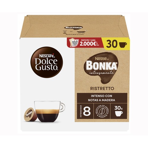 DOLCE GUSTO Café Bonka ristretto 30 uds. 186 g.