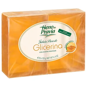 HENO DE PRAVIA Pastillas de jabón de glicerina 2 x 125 g.