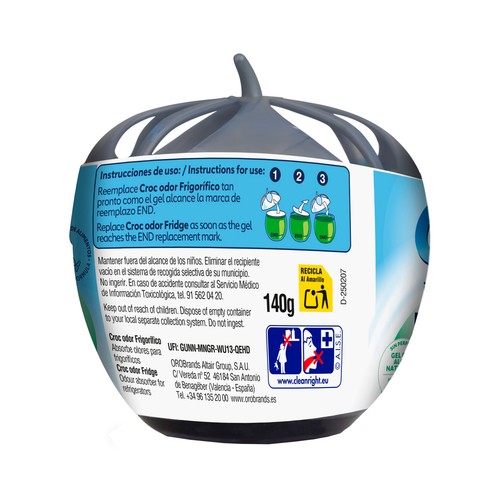 CROC ODOR Absorbe olores especial para frigorífico o nevera XL