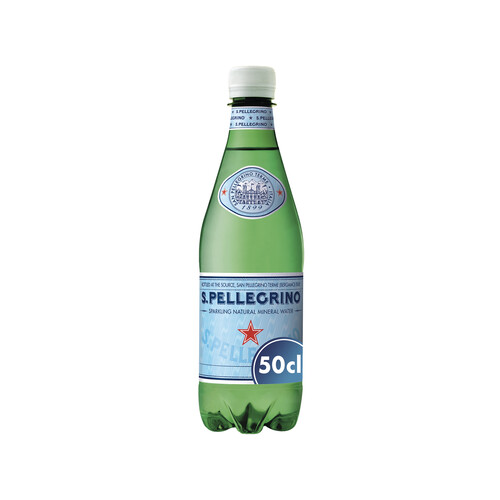 SAN PELLEGRINO Agua mineral con gas botella 50 cl.