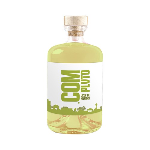 COMPLVTO Licor de hierbas, elaborado y embotellado en la Comunidad de Madrid COMPLVTO botella de 70 cl.
