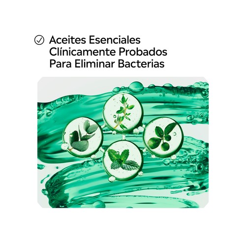 LISTERINE Enjuague bucal de uso diario, son sabor a menta fresca, para el cuidado de dientes y encías 2 x 1 l.