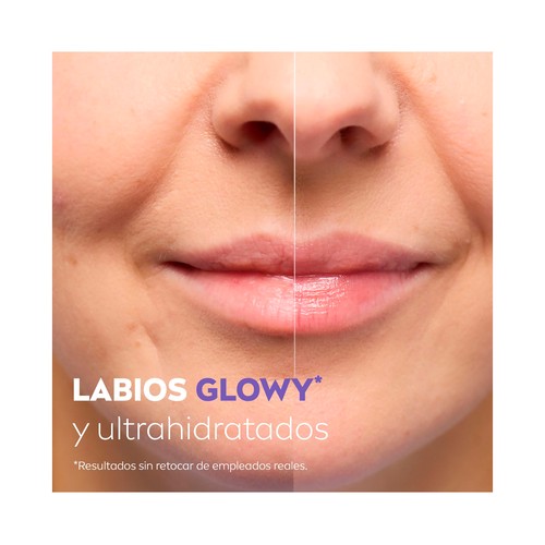 LIPOSAN Glowy Protector labial hidratante con efecto glow y extracto de magnolia.