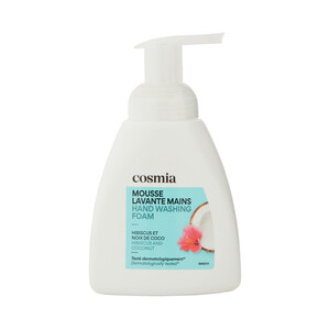 Imagen de COSMIA Espuma para el lavado de manos, con aroma a coco e hibisco 300 ml.