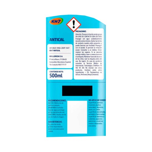 KH-7 Limpiador antical higiene total 500 ml.