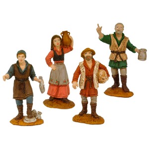 Imagen de Figuras Pastores Surtidas Durexina 8cm para portal de Belén, OLIVER ART