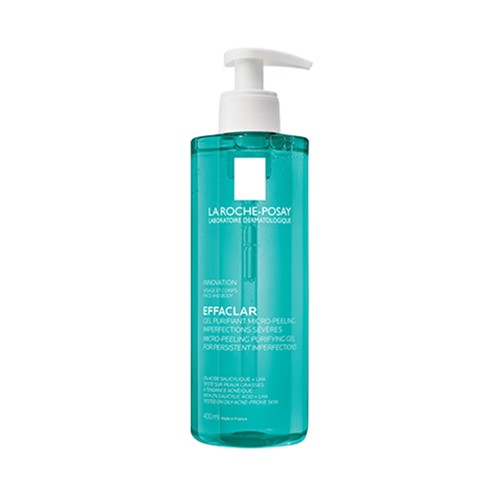 LA ROCHE POSAY Gel purificante micro-exfoliante para pieles con tendencia acnéica LA ROCHE POSAY Effaclar 400 ml