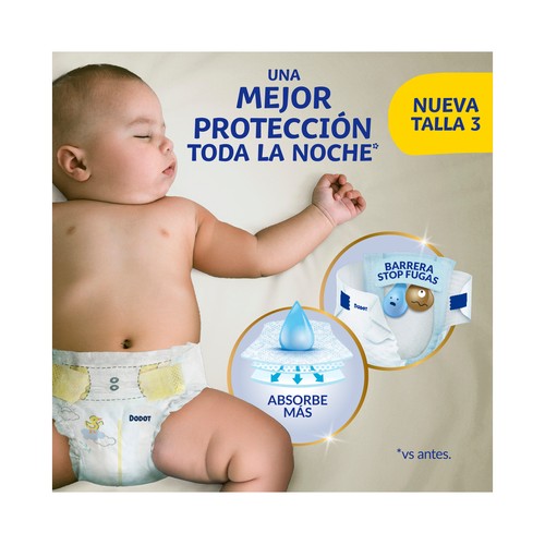 DODOT Sensitive Pañales talla 3+ (7-11 kg) 2 x 56 uds.