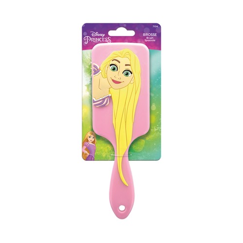 DISNEY Princess Cepillo de silicona con la imagen de Rapunzel en 3D.