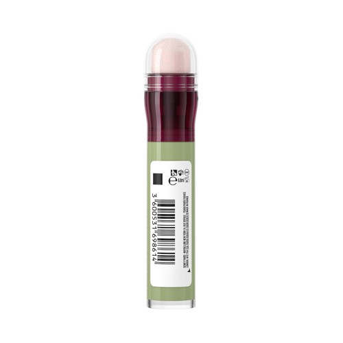 MAYBELLINE Instant anti-age tono verde Corrector con acabado uniforme y suave de larga duración (hasta 12 horas).