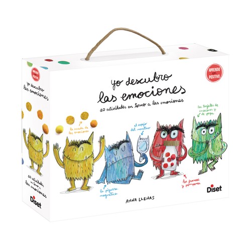 Juego Monstruo Colores-Yo descubro las emociones, juego infantil para el desarrollo intelectual, DISET