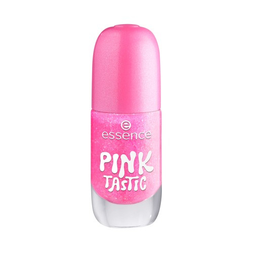 ESSENCE tono 23 Pinktastic rosa semitransparente con purpurina Esmalte de uñas en gel de larga duración.