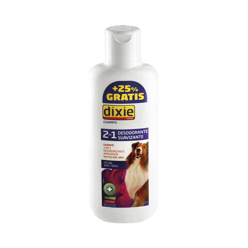 DIXIE Champú desodorante y suavizante para perros 750 ml.